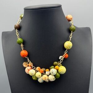 Colorful Stone Beaded Necklace
